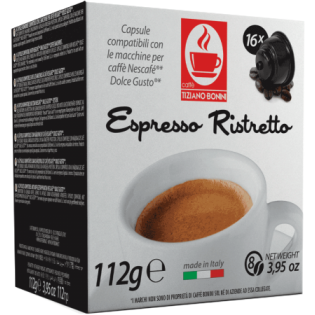 Café Ristretto Bonini D.G. 30Unid. 210gr
