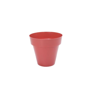 Vaso Redondo 26cm Vermelho